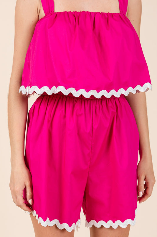 CURVY PINK ROMPER