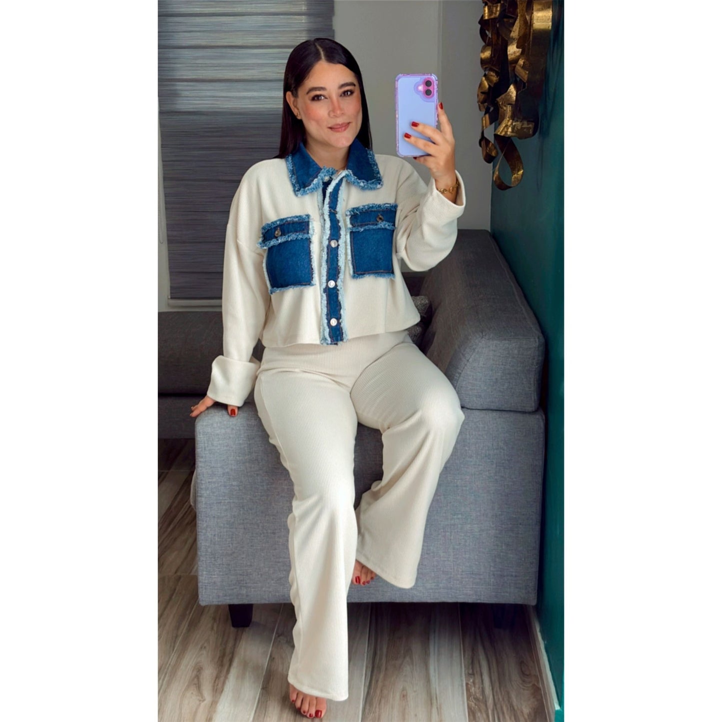 JESSMIN DENIM SET