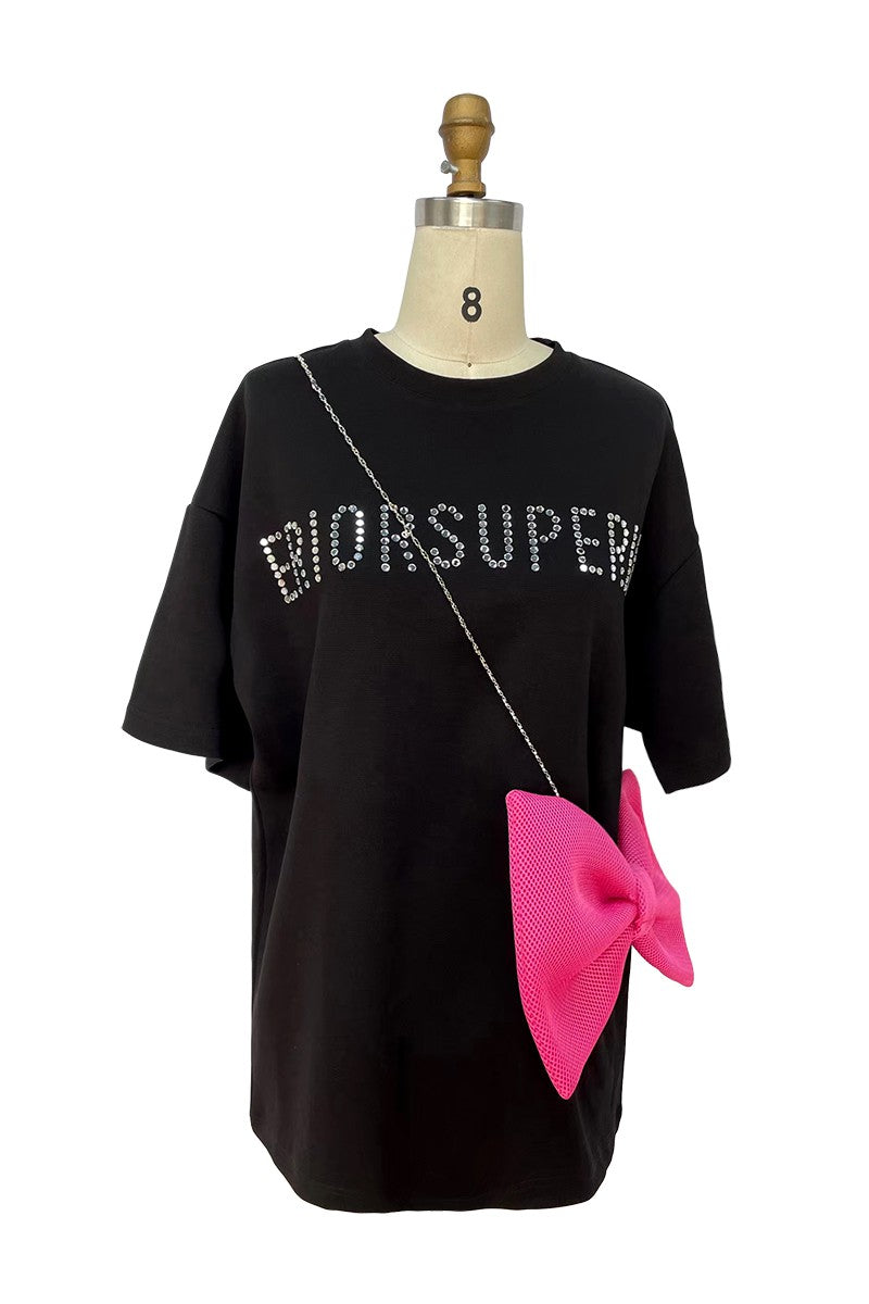 Bow T-Shirt Dress