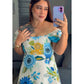 FLOWERS MIDI DRESS