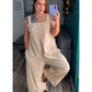 CORDUROY OVERALLS JUMPSUIT