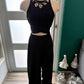 YULIANA SEQUINS PANTS SET