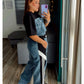 BLACK DENIM SET